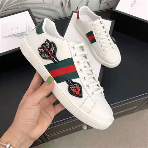 gucci ace embroidered sneaker price in india|gucci ace embellished leather sneakers.